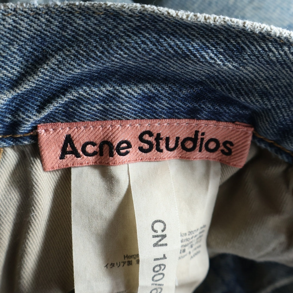 Acne Studios(アクネ ストゥディオズ) 21AW DELTA デルタ ルーズフィット デニムパンツ インディゴ A00434