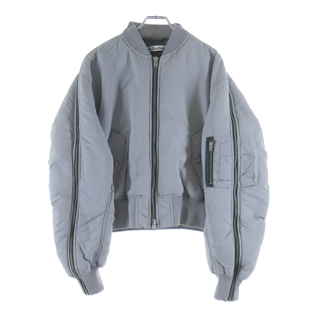 Acne Studios(アクネ ストゥディオズ) 23AW BONBER JACKET ジップアップ ボンバージャケット グレー FN-WN-OUTW000883