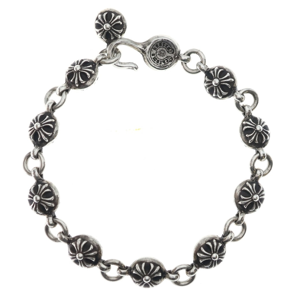 CHROME HEARTS(クロムハーツ) NO2 BALL #2クロスボールブレスレット シルバー BCA176
