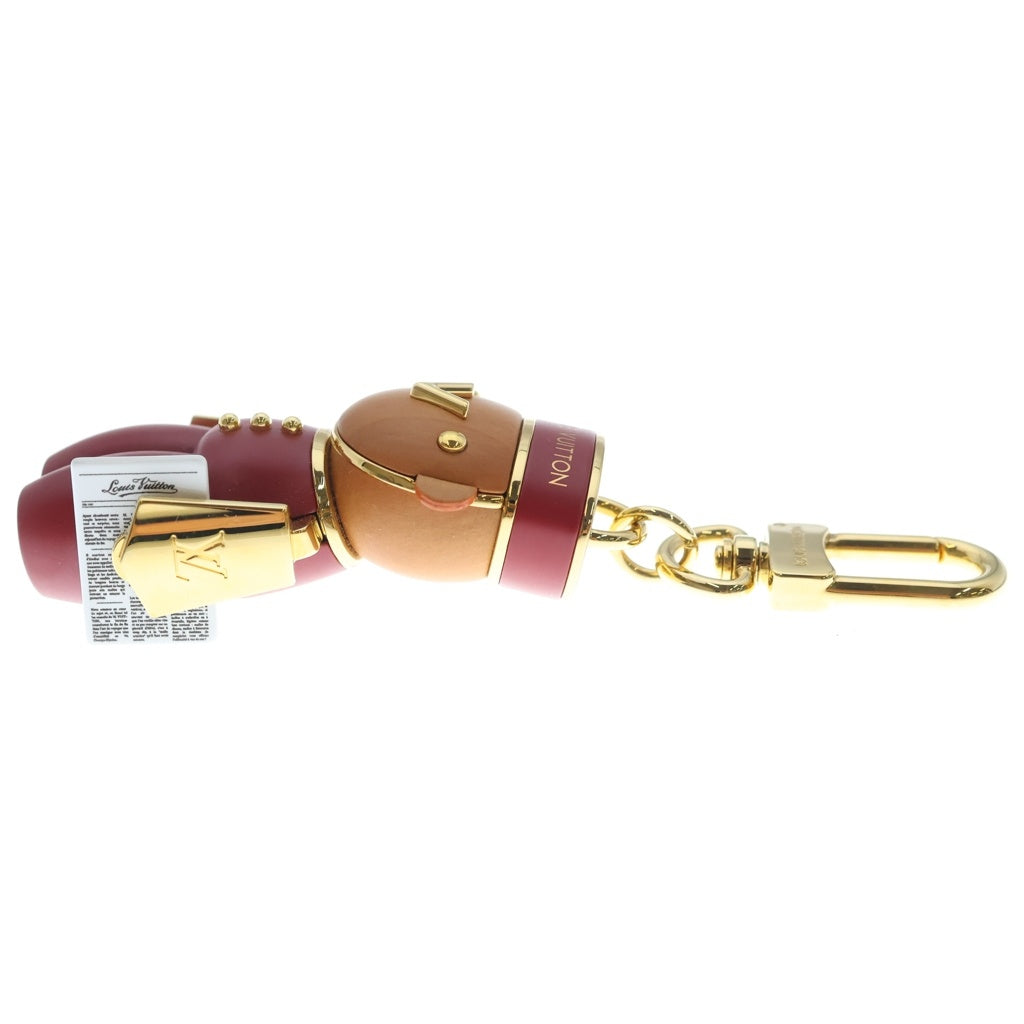 LOUIS VUITTON(ルイヴィトン) ビジューサック ガストン キーホルダー レッド/ブラウン M00346 レディース