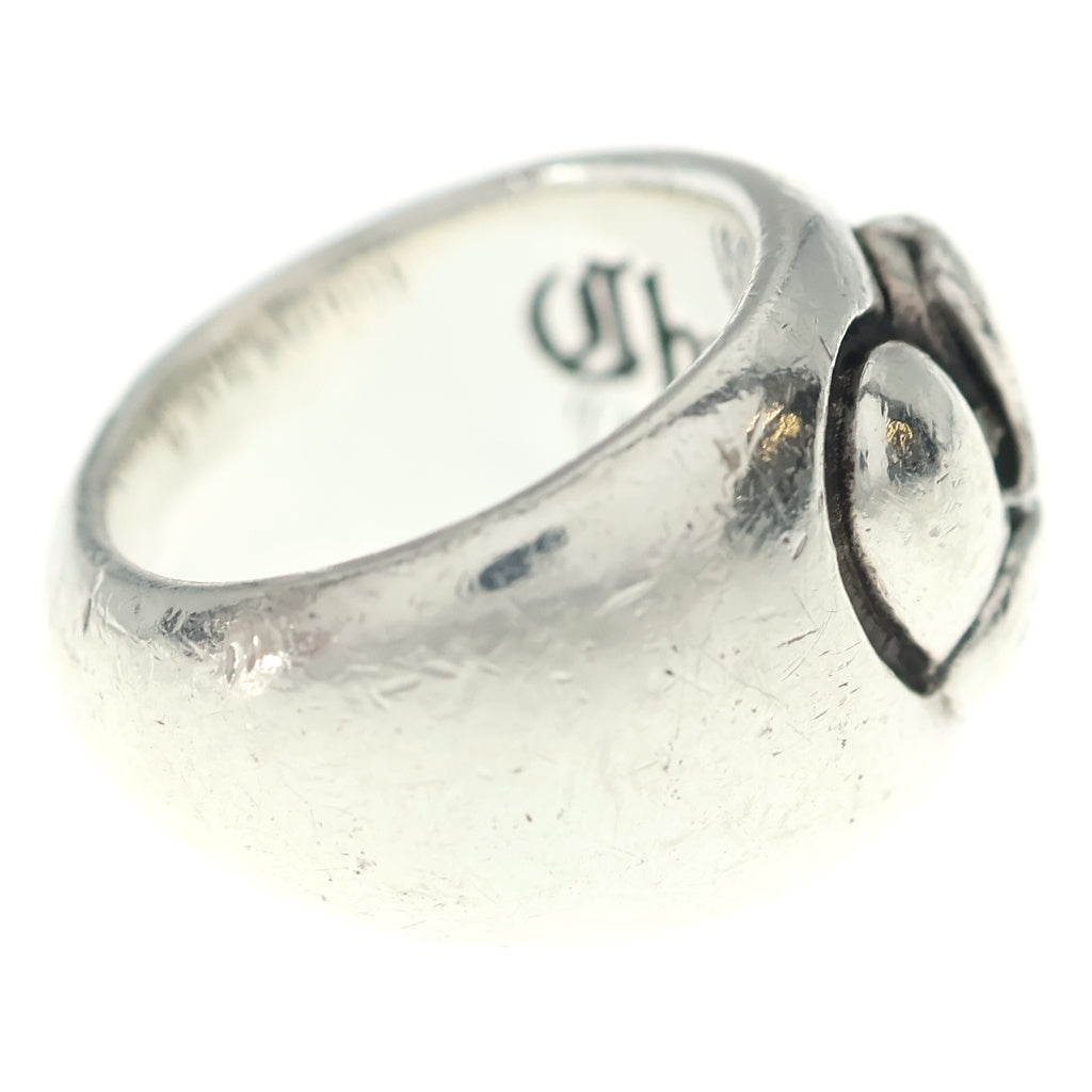 CHROME HEARTS(クロムハーツ) HEART IN BAND ハートインバンドリング シルバー