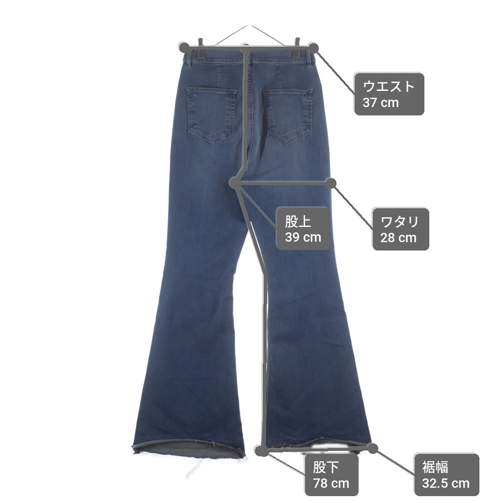 Rick Owens DRKSHDW(リックオウエンス ダークシャドウ) 25SS BOLAN BOOTCUT ボラン フレアデニムパンツ ウォッシュド インディゴ DU01E3365-SDWB