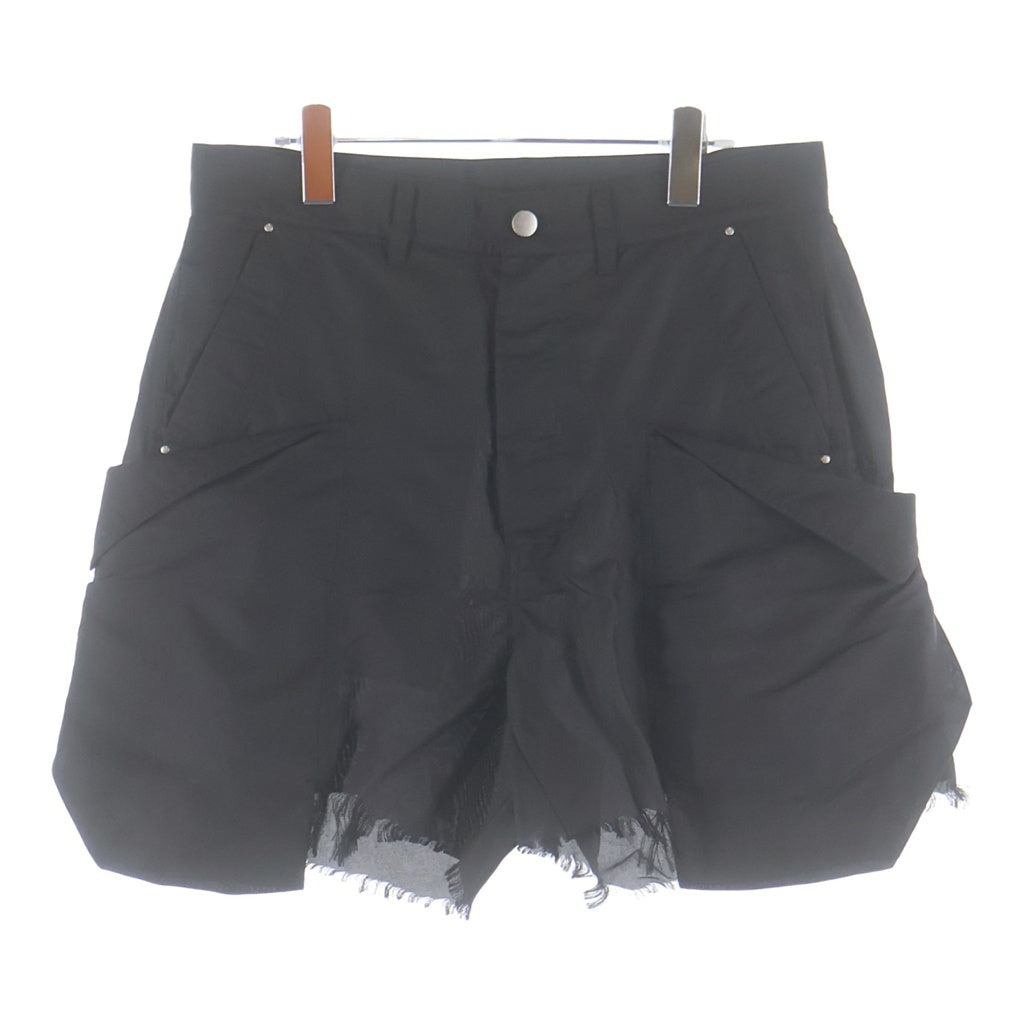 Rick Owens リックオウエンス 24SS STEFAN CARGO SHORTS ステファン カーゴ ショーツ ブラック RR01D3322-SN Rick Owens(リックオウエンス) 24SS STEFAN CARGO SHORTS ステファン