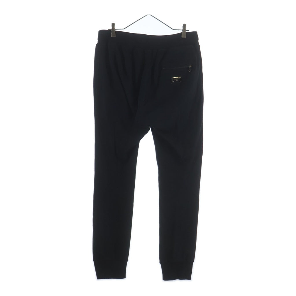 DOLCE & GABBANA(ドルチェアンドガッバーナ) 23AW ロゴプレート ジョガースウェットパンツ ブラック GVXQHT/G7F2G