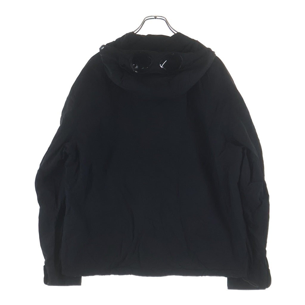 C.P. Company(シーピーカンパニー) ガーメントダイ フラットナイロン ゴーグルジャケット ブラック 19CMOS310J-005991G