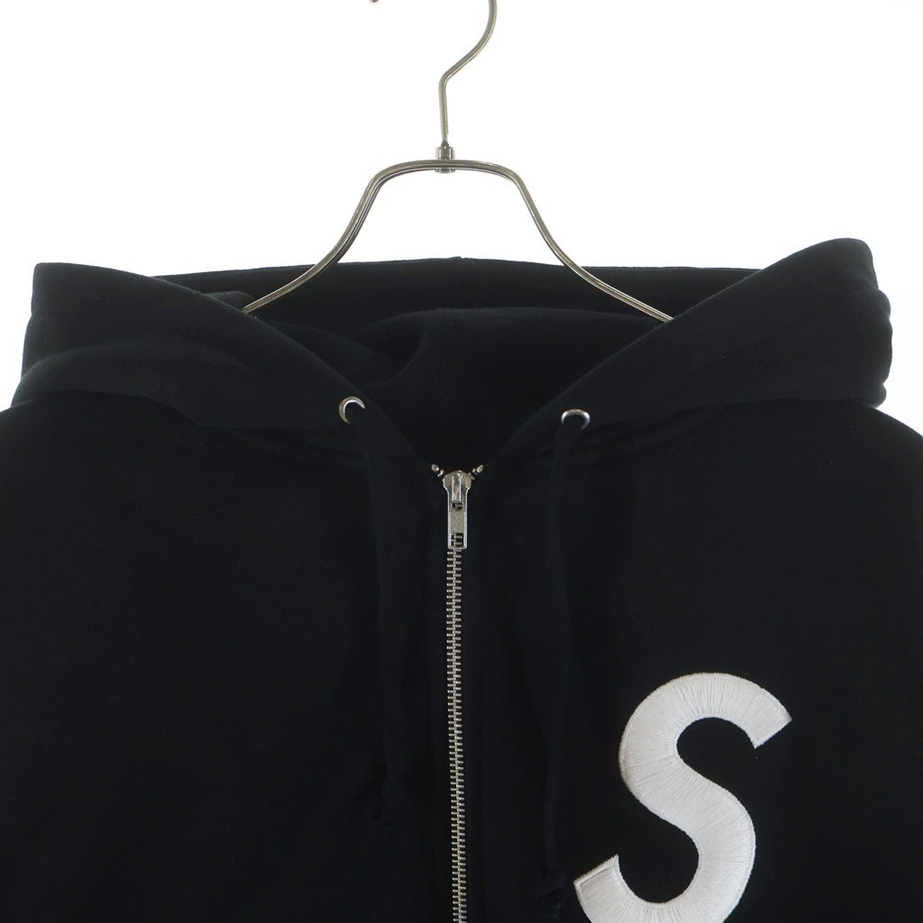 SUPREME(シュプリーム) 25AW S Logo Zip Up Hooded Sweatshirt ジップパーカー ブラック