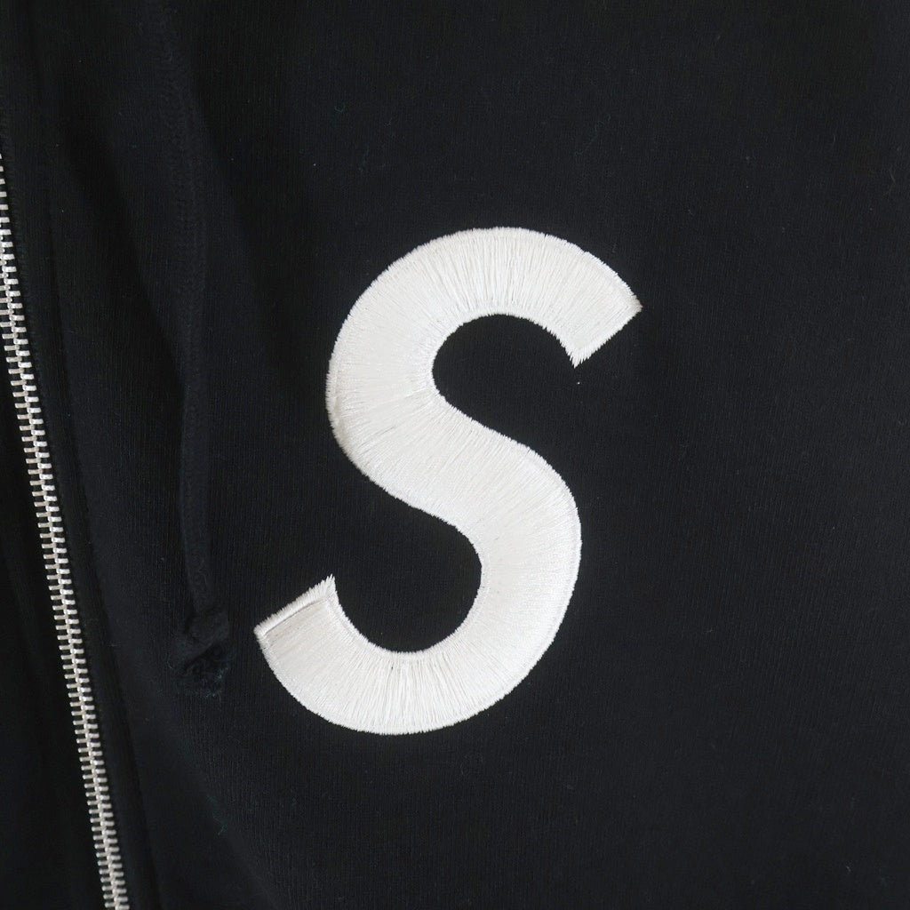 SUPREME(シュプリーム) 25AW S Logo Zip Up Hooded Sweatshirt ジップパーカー ブラック
