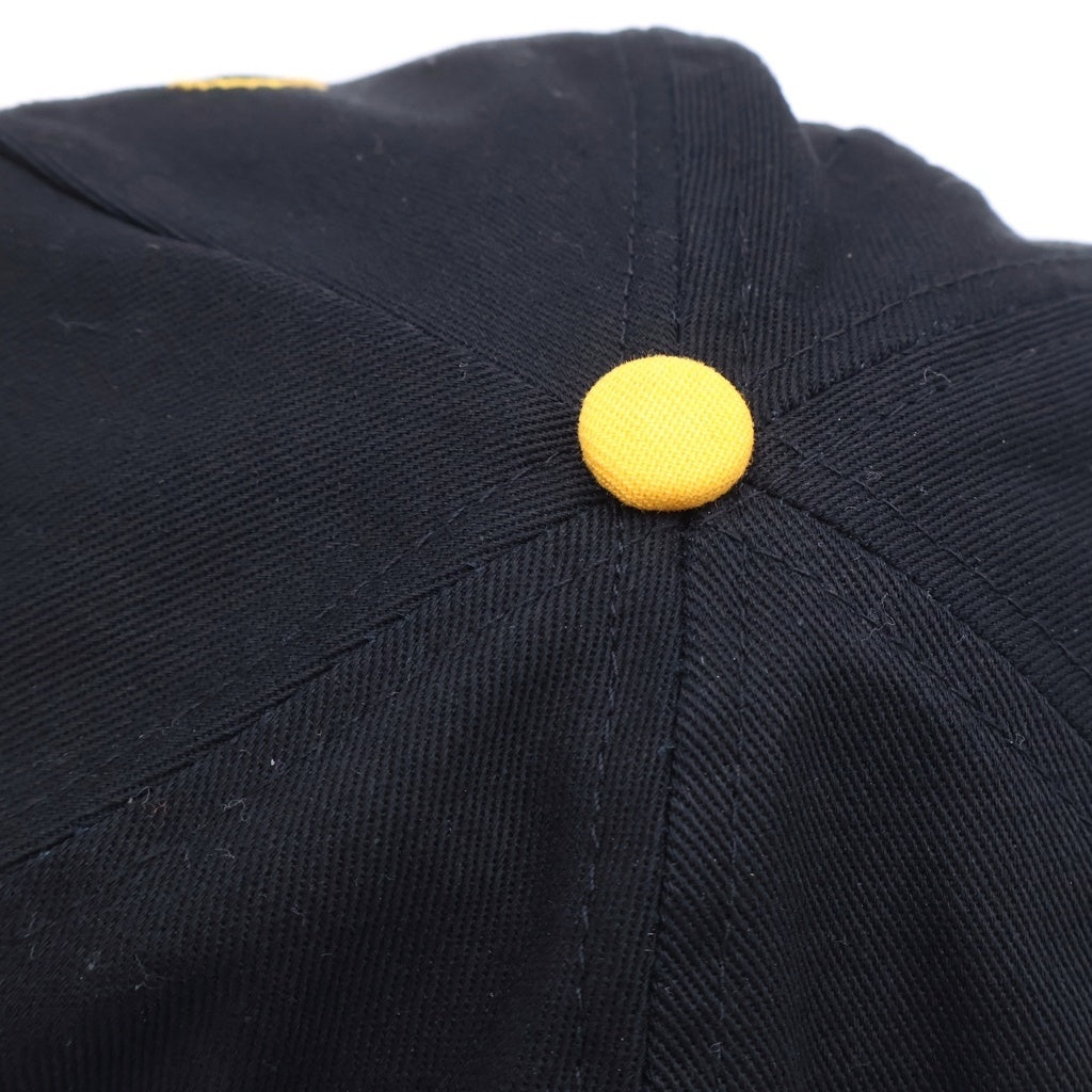 GALLERY DEPT.(ギャラリーデプト) 24AW Collector Cap 刺繍デザイン コレクターキャップ 帽子 ブラック/イエロー