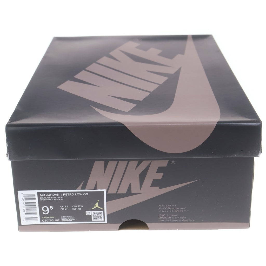 NIKE(ナイキ) Air Jordan 1 Retro Low OG Mocha エアジョーダン1 レトロ ロー モカ ブラウン US9.5/27.5cm CZ0790-102