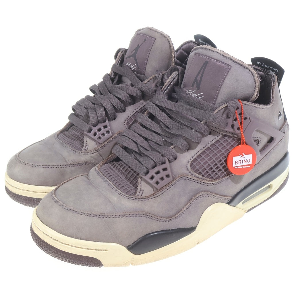NIKE(ナイキ) ×A Ma Maniere AIR JORDAN 4 VIOLET ORE ア マ マニエール エアジョーダン4 バイオレット オレ ハイカットスニーカー シューズ ブラウン DV6773-220
