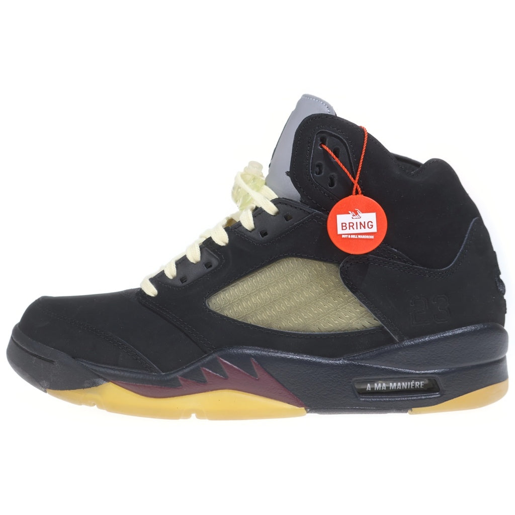 NIKE(ナイキ) ×A Ma Maniere AIR JORDAN5 RETRO SP Black アママニエール エアジョーダン5レトロ スニーカー ハイカットスニーカー シューズ ブラック FD1330-001
