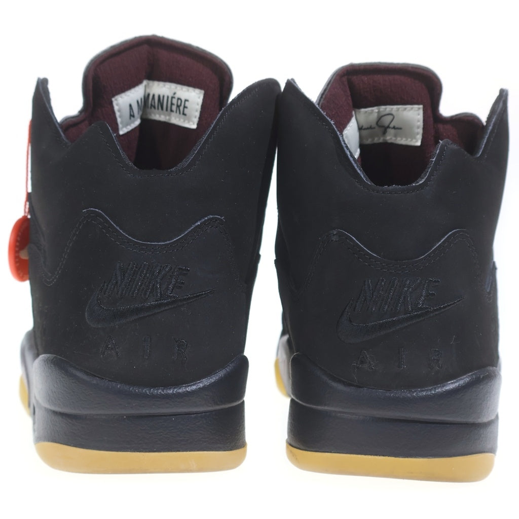 NIKE(ナイキ) ×A Ma Maniere AIR JORDAN5 RETRO SP Black アママニエール エアジョーダン5レトロ スニーカー ハイカットスニーカー シューズ ブラック FD1330-001