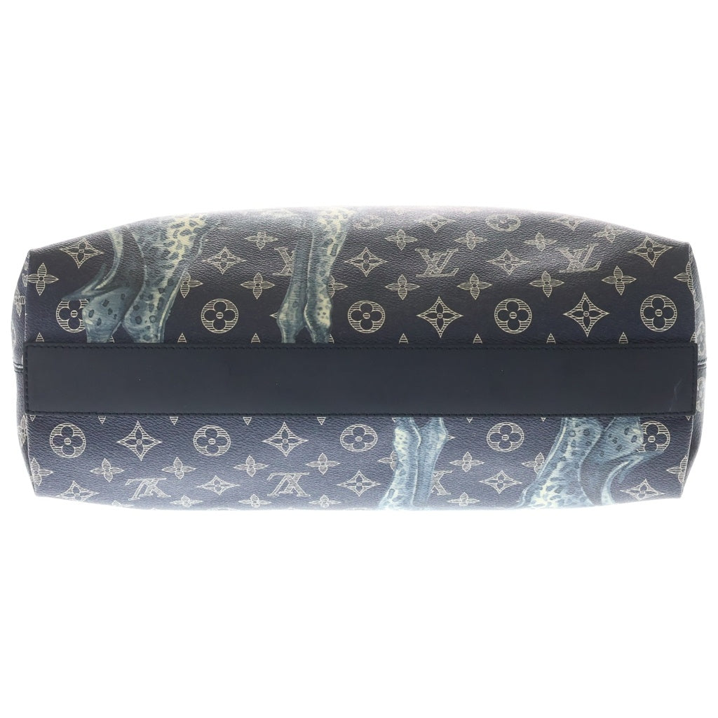 LOUIS VUITTON(ルイヴィトン) モノグラム サバンナ チャップマン トートバッグ ハンドバック ネイビー M54127 レディース