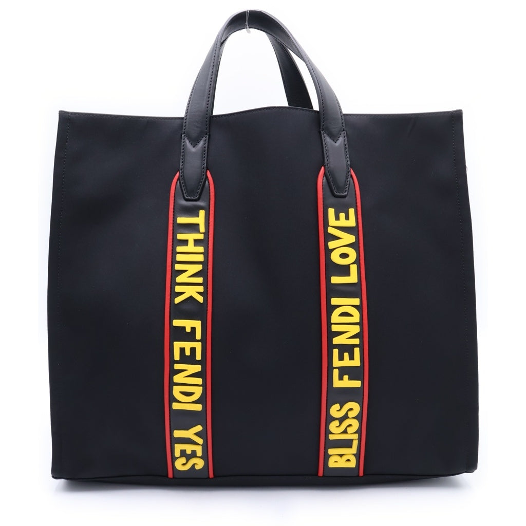FENDI(フェンディ) 2WAY トートバッグ ナイロンハンドバック ブラック レディース