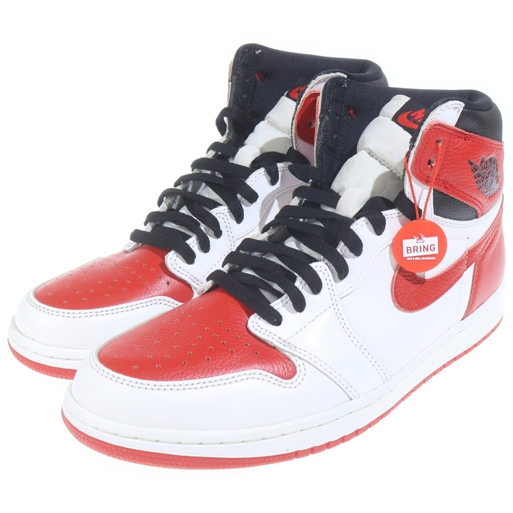 NIKE(ナイキ) AIR JOPRDAN1 RETRO HIGH OG HERITAGE US11.5/29.5cm ホワイト/レッド 555088-161