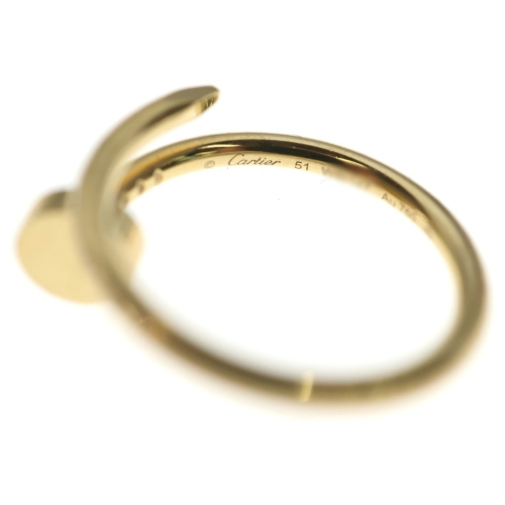 Cartier(カルティエ) ジュストアンクルSM リング Au750YG ♯51