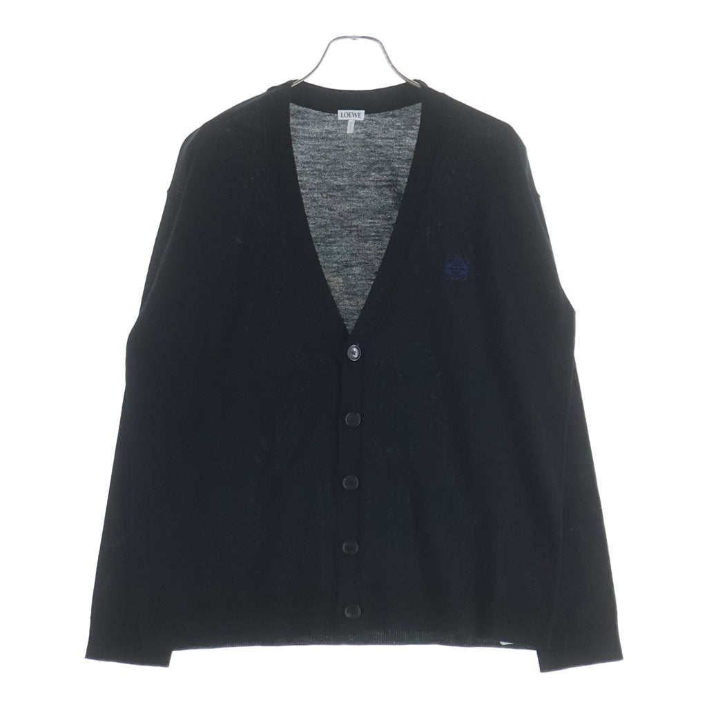 LOEWE(ロエベ) アナグラム刺繍カーディガン Q825Y16K05 ブラック