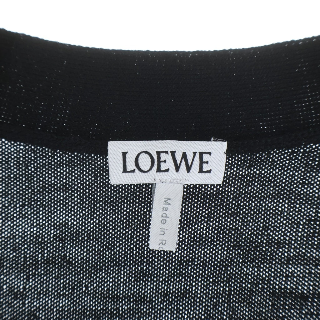 LOEWE(ロエベ) アナグラム刺繍カーディガン Q825Y16K05 ブラック