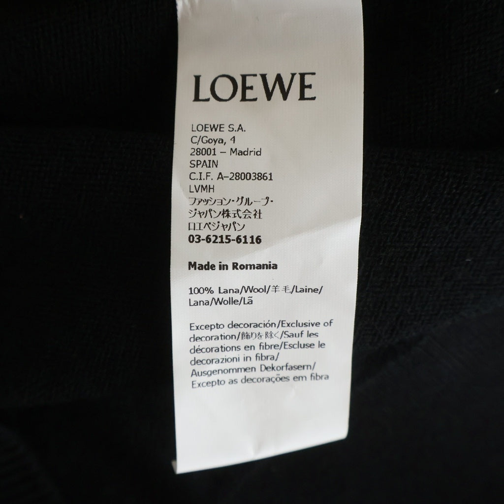 LOEWE(ロエベ) アナグラム刺繍カーディガン Q825Y16K05 ブラック