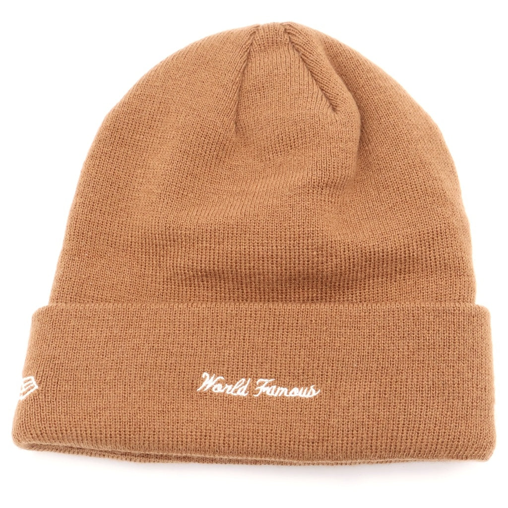 SUPREME(シュプリーム) 18AW ×NEW ERA Box Logo Beanie ニューエラ ボックスロゴビーニー ブラウン/ブルー