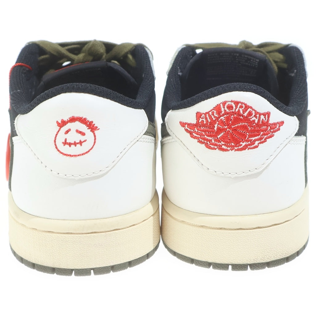NIKE(ナイキ) ×TRAVIS SCOTT WMNS AIR JORDAN 1 LOW OG トラヴィススコット ウィメンズ エアジョーダン1 ローカットスニーカー マルチ US8/25cm DZ4137-106 レディース