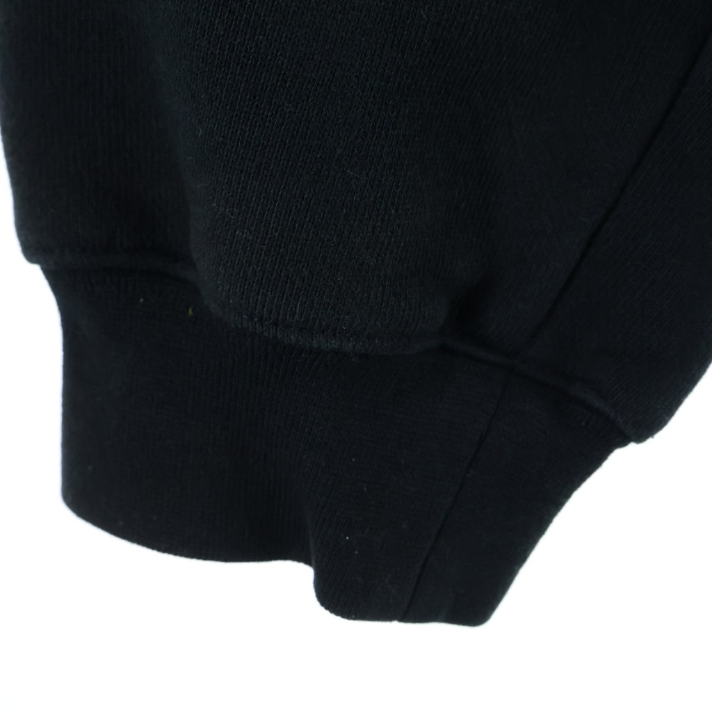 ALEXANDER WANG(アレキサンダーワン) LOGO CREWNECK SWEAT ロゴ クルーネック スウェットトレーナー ブラック UCC2221530