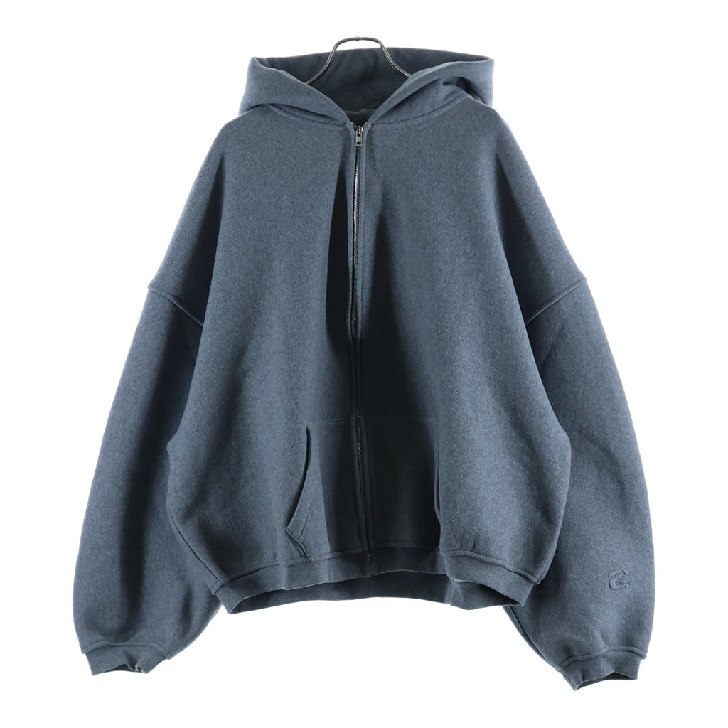 ALEXANDER WANG(アレキサンダーワン) STAR ZIP UP HOODIE スター ジップアップ フーディ パーカー グレー 6CC2242051