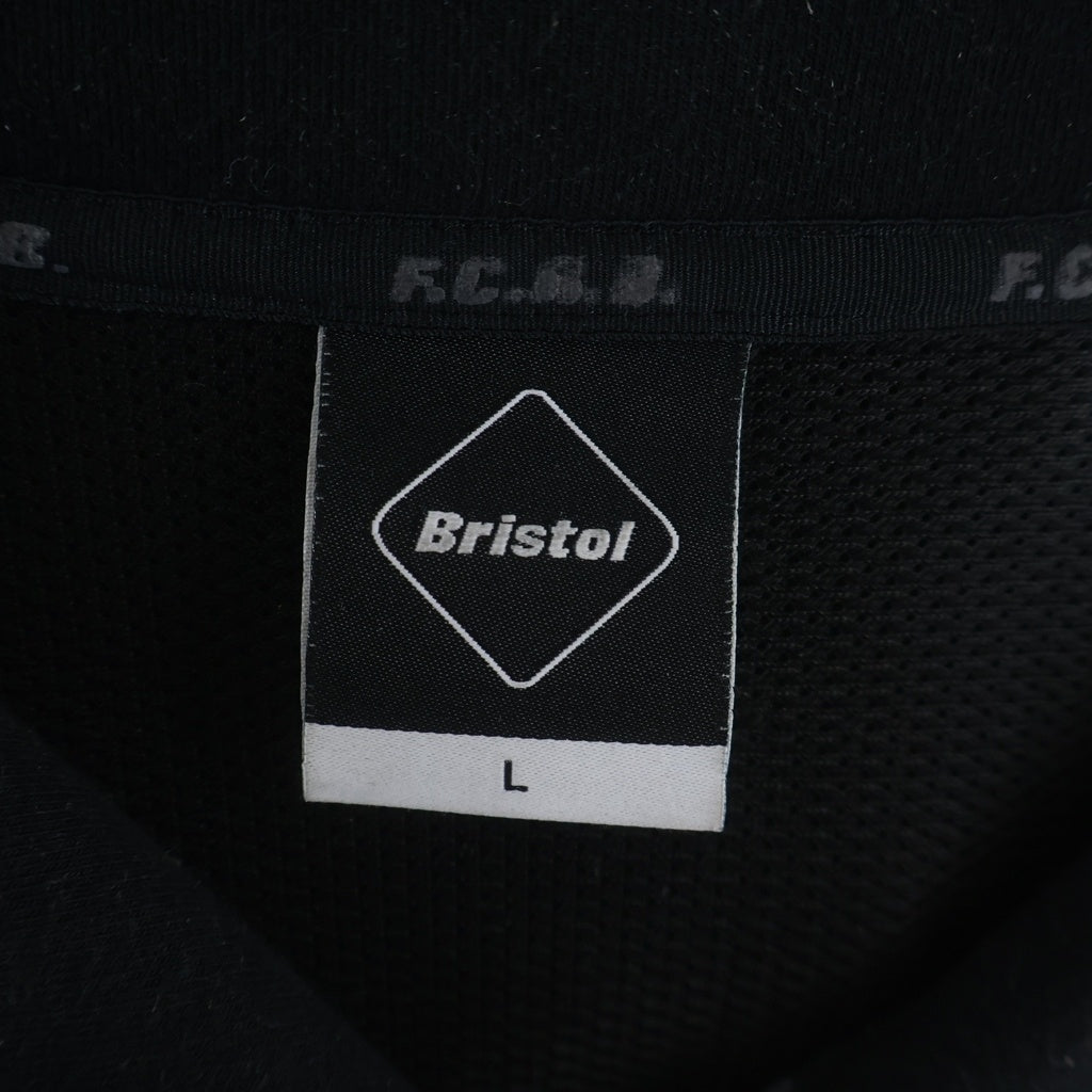 F.C.R.B./F.C.Real Bristol/FCRB(エフシーアールビー/エフシーレアルブリストル) 19AW VENTILATION HOODIE ベンチレーションフーディ ブラック ジップアップパーカー FCRB-192003