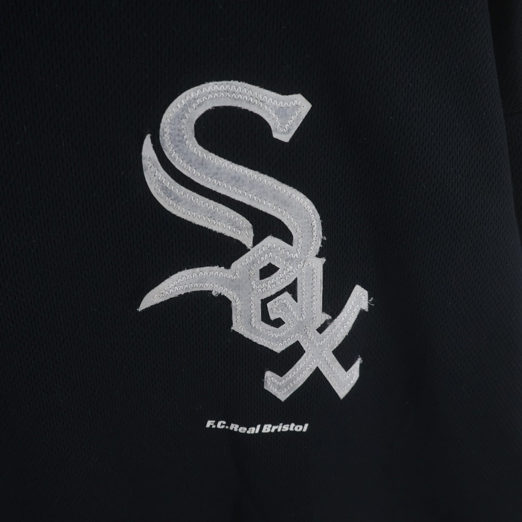 F.C.R.B./F.C.Real Bristol/FCRB(エフシーアールビー/エフシーレアルブリストル) 21AW MLB TOUR L/S PRE MATCH TOP ツアー ロングスリーブチームTシャツ ブラック FCRB-212007