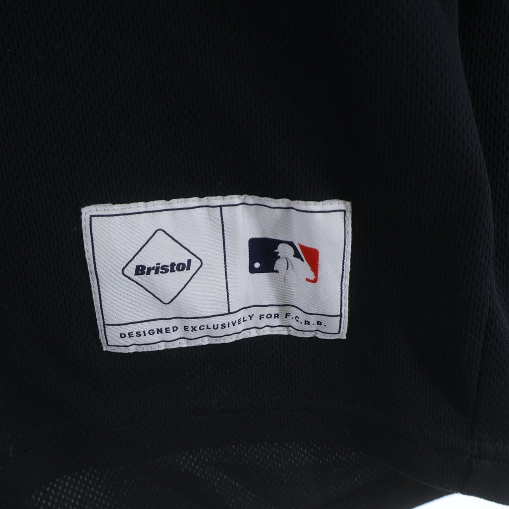 F.C.R.B./F.C.Real Bristol/FCRB(エフシーアールビー/エフシーレアルブリストル) 21AW MLB TOUR L/S PRE MATCH TOP ツアー ロングスリーブチームTシャツ ブラック FCRB-212007