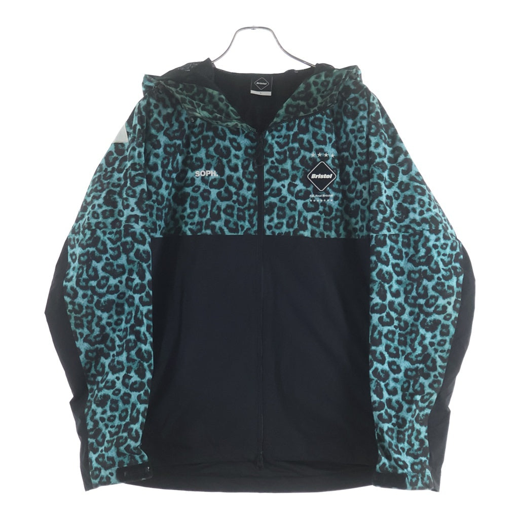 F.C.R.B./F.C.Real Bristol/FCRB(エフシーアールビー/エフシーレアルブリストル) 22SS BIG LOGO PRACTICE JACKET FCRB-220039 ビッグ ロゴプラクティス ナイロンジャケット ブルゾン ブルー FCRB-220039