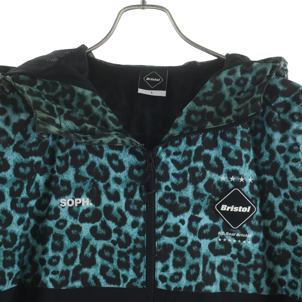 F.C.R.B./F.C.Real Bristol/FCRB(エフシーアールビー/エフシーレアルブリストル) 22SS BIG LOGO PRACTICE JACKET FCRB-220039 ビッグ ロゴプラクティス ナイロンジャケット ブルゾン ブルー FCRB-220039