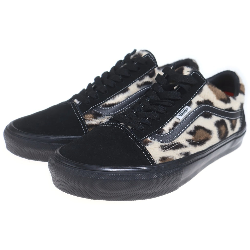 VANS(ヴァンズ) 23AW ×leopard old skool シュプリーム レオパード オールドスクール ローカットスニーカー シューズ ブラック 721454