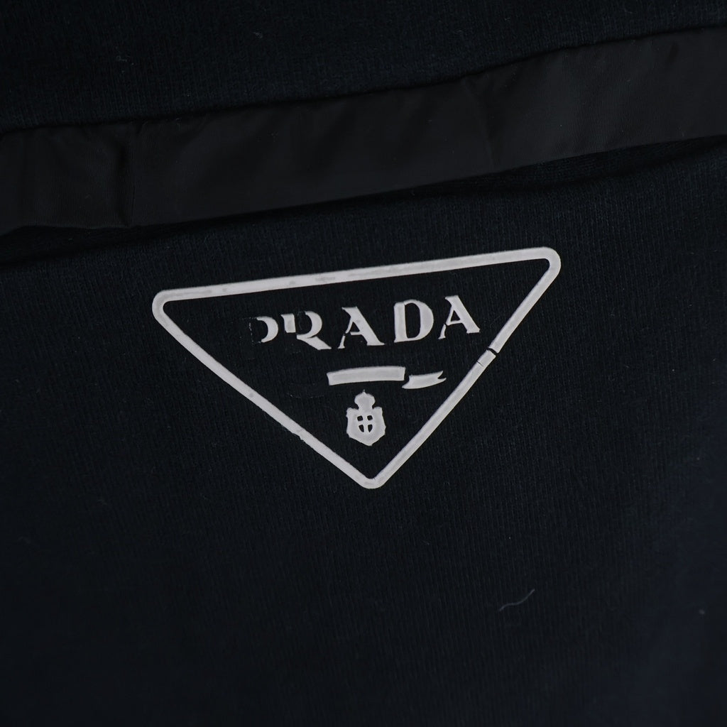 PRADA(プラダ) バック トライアングル ロゴプリント ナイロンポケット スウェットパンツ ブラック UJP201 R222