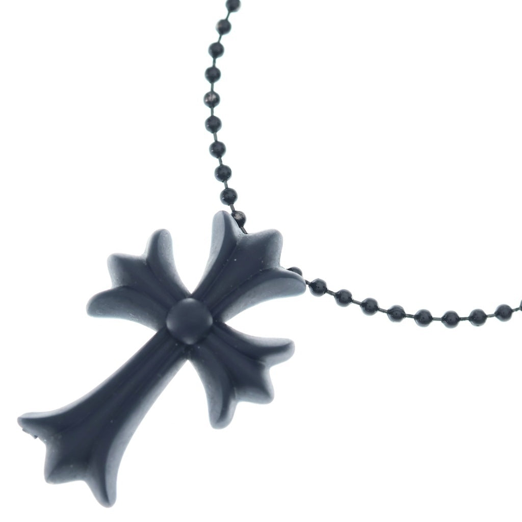 CHROME HEARTS(クロムハーツ) RUBBER CH CRS SML スモールCHクロス ラバーネックレス シリコン ブラック BCA306