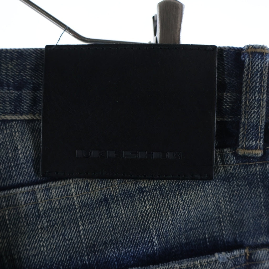 Rick Owens DRKSHDW(リックオウエンス ダークシャドウ) 25AW KURDT IND ヴィンテージ加工 ダメージデニム インディゴ DL02E2399-HVWJP
