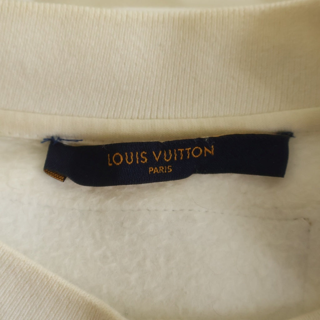 LOUIS VUITTON(ルイヴィトン) 20AW フラワーモノグラムエンブロイダリースウェット ホワイト