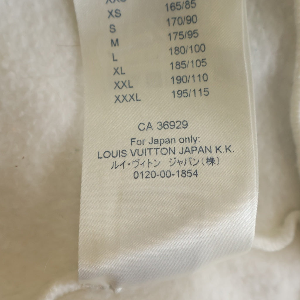 LOUIS VUITTON(ルイヴィトン) 20AW フラワーモノグラムエンブロイダリースウェット ホワイト