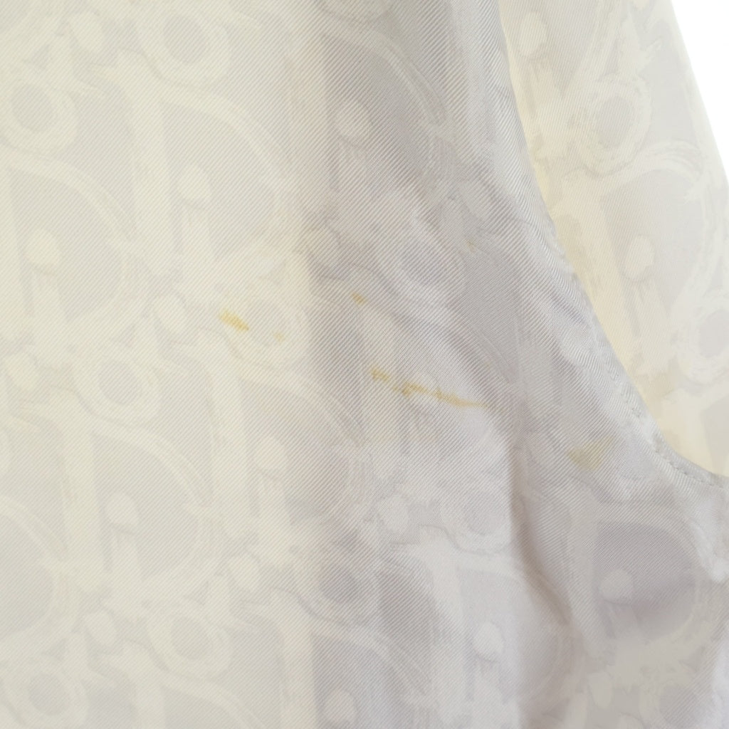 DIOR(ディオール) 21SS オブリーク 総柄 シルク 比翼 長袖シャツ ホワイト 013C502A5141