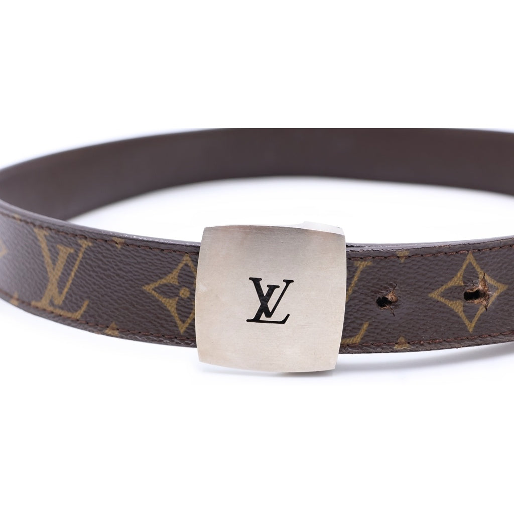 LOUIS VUITTON(ルイヴィトン) モノグラム サンチュール LV カットアウト ベルト ブラウン