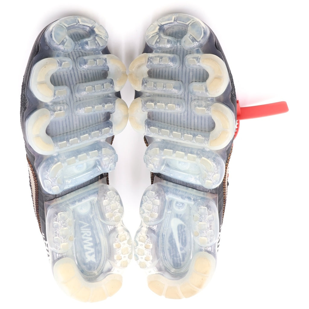 NIKE(ナイキ) ×OFF-WHITE Air Vapormax Black/Total Orange/Clear ナイキ エアヴェイパーマックス ブラック/トータルオレンジ/クリアUS9.5/27.5cm