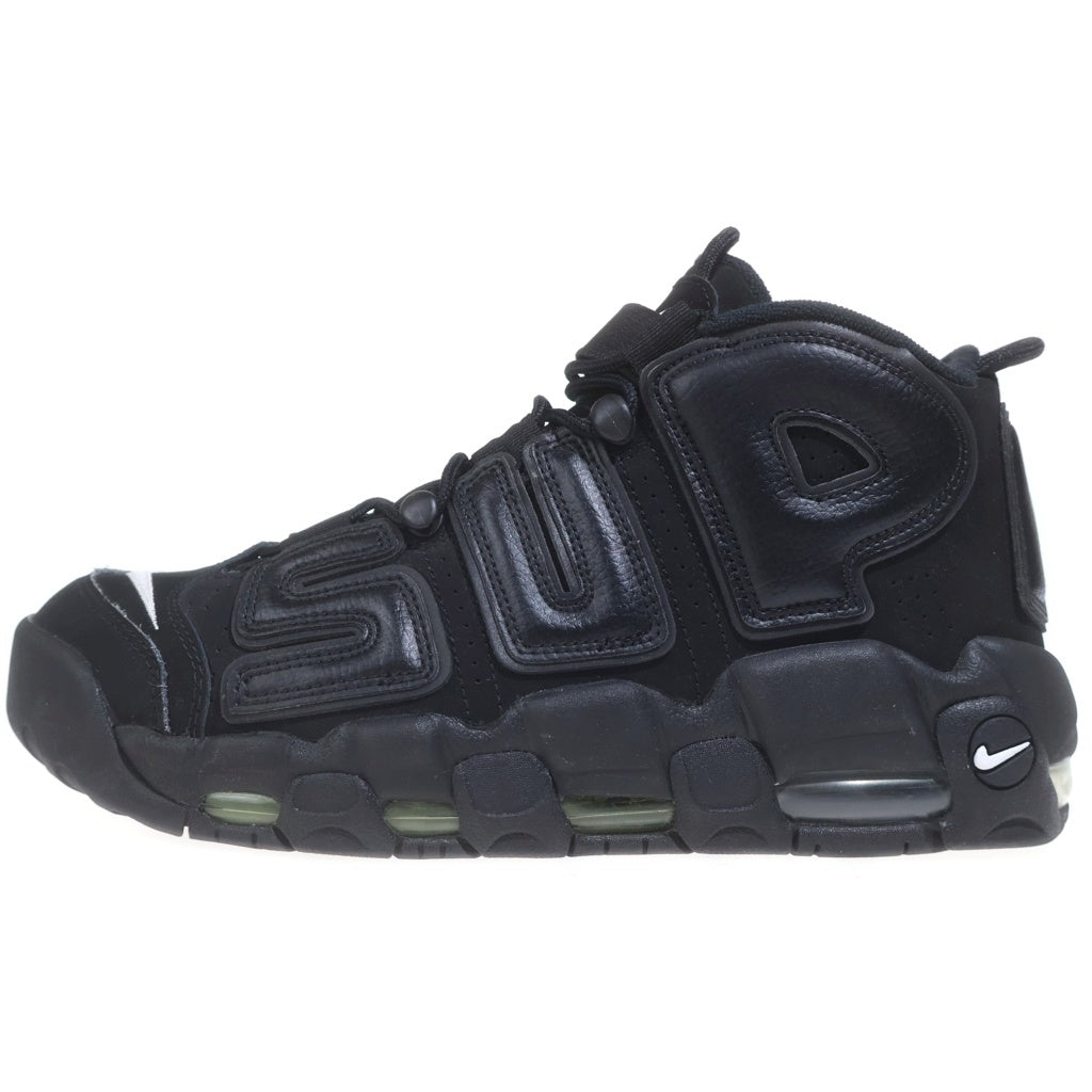 NIKE(ナイキ) 17SS ×AIR MORE UPTEMPO 902290-001 シュプリーム エアモアアップテンポ モアテン ハイカットスニーカー ブラック US9.5/27.5cm