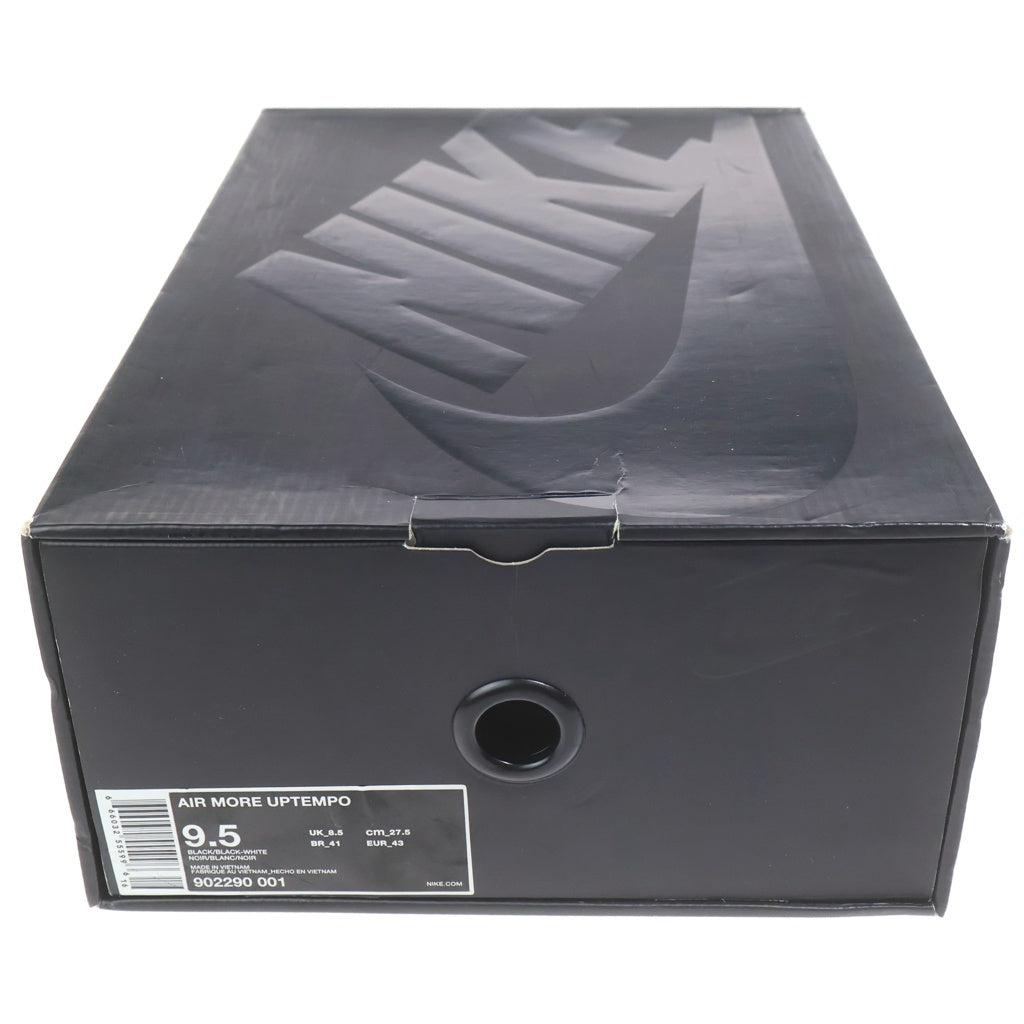 NIKE(ナイキ) 17SS ×AIR MORE UPTEMPO 902290-001 シュプリーム エアモアアップテンポ モアテン ハイカットスニーカー ブラック US9.5/27.5cm