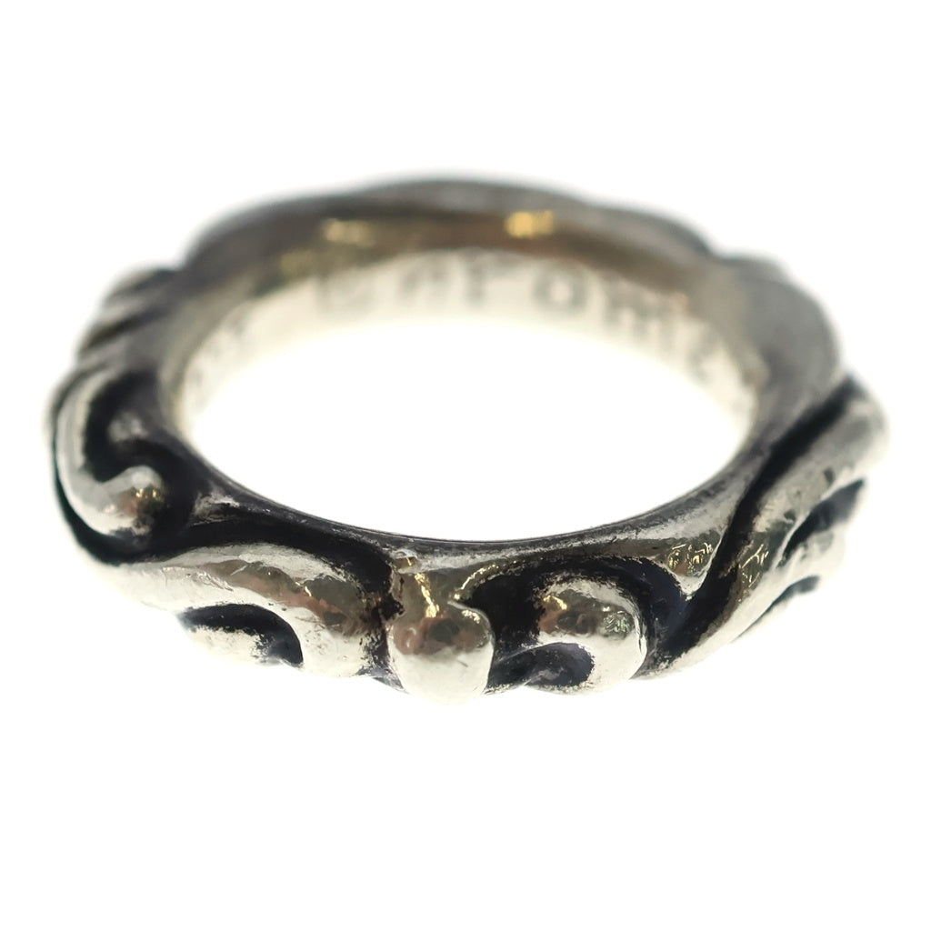 CHROME HEARTS(クロムハーツ) SCRL BAND スクロールバンド リング シルバー BCA351