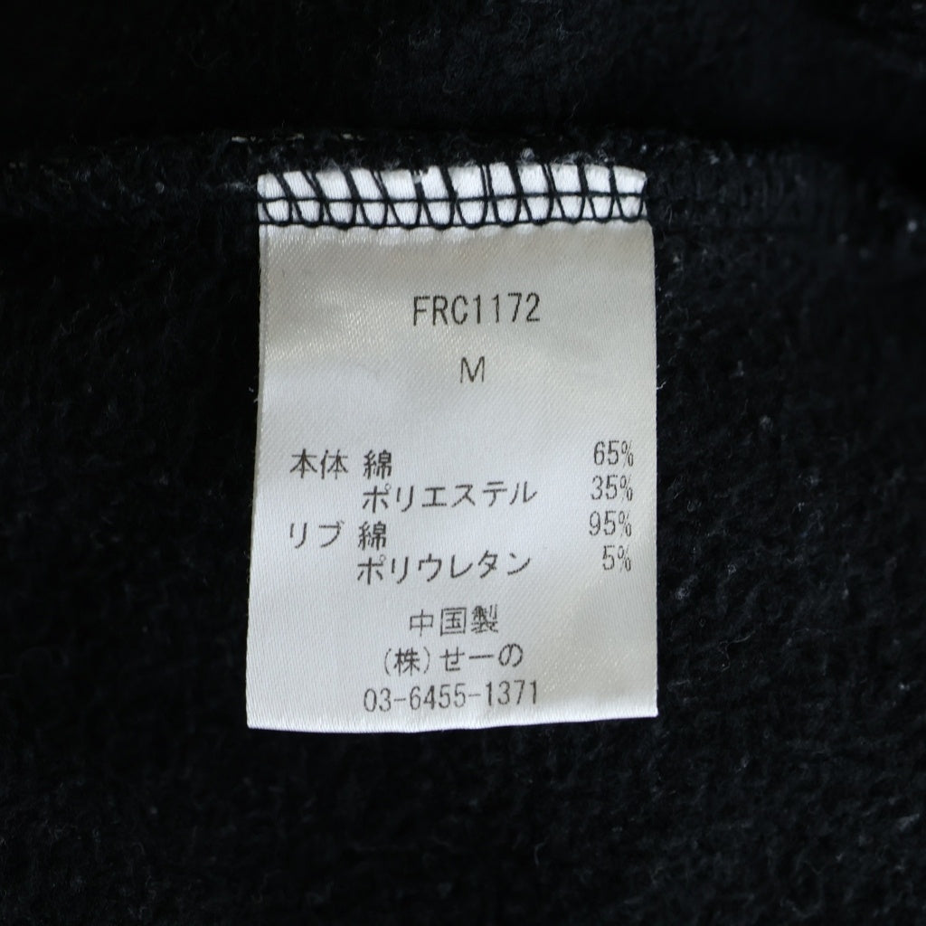 FR2(エフアールツー) PAISLEY HOODIE カンガルーポケット ペイズリー総柄 プルオーバースウェットパーカー ブラック FRC1172