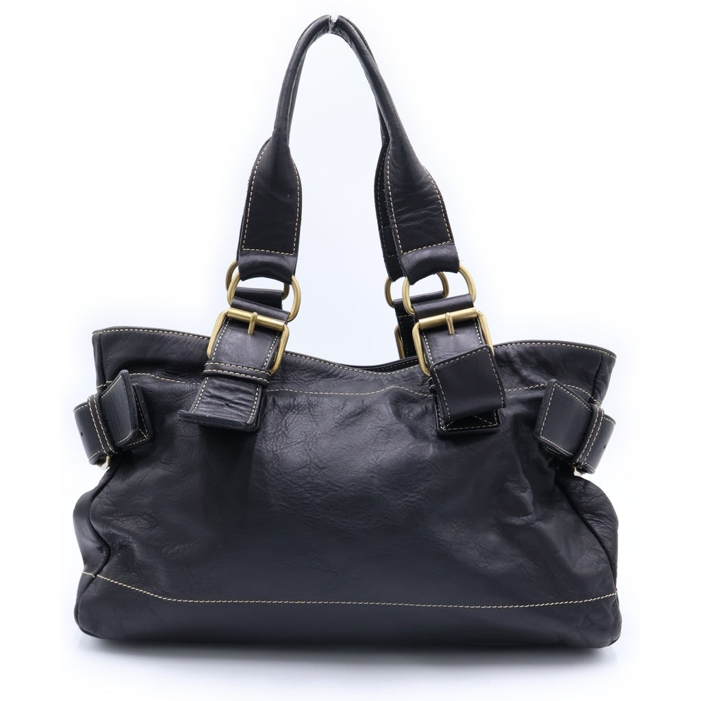 Vivienne Westwood(ヴィヴィアンウエストウッド) ACCORD アコード レザーハンドバック ブラック レディース