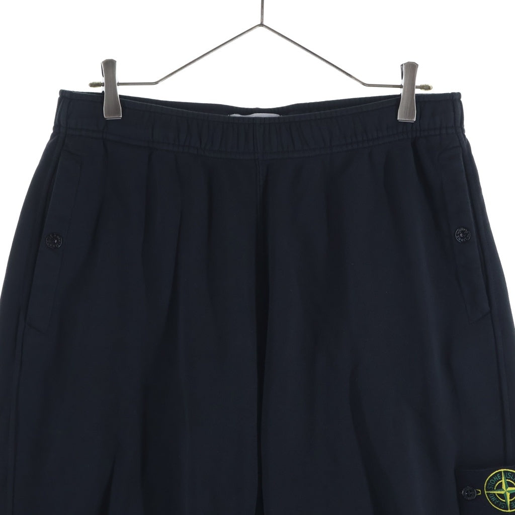 STONE ISLAND(ストーンアイランド) ロゴパッチ スウェットパンツ ブラック L1S156200004S0410