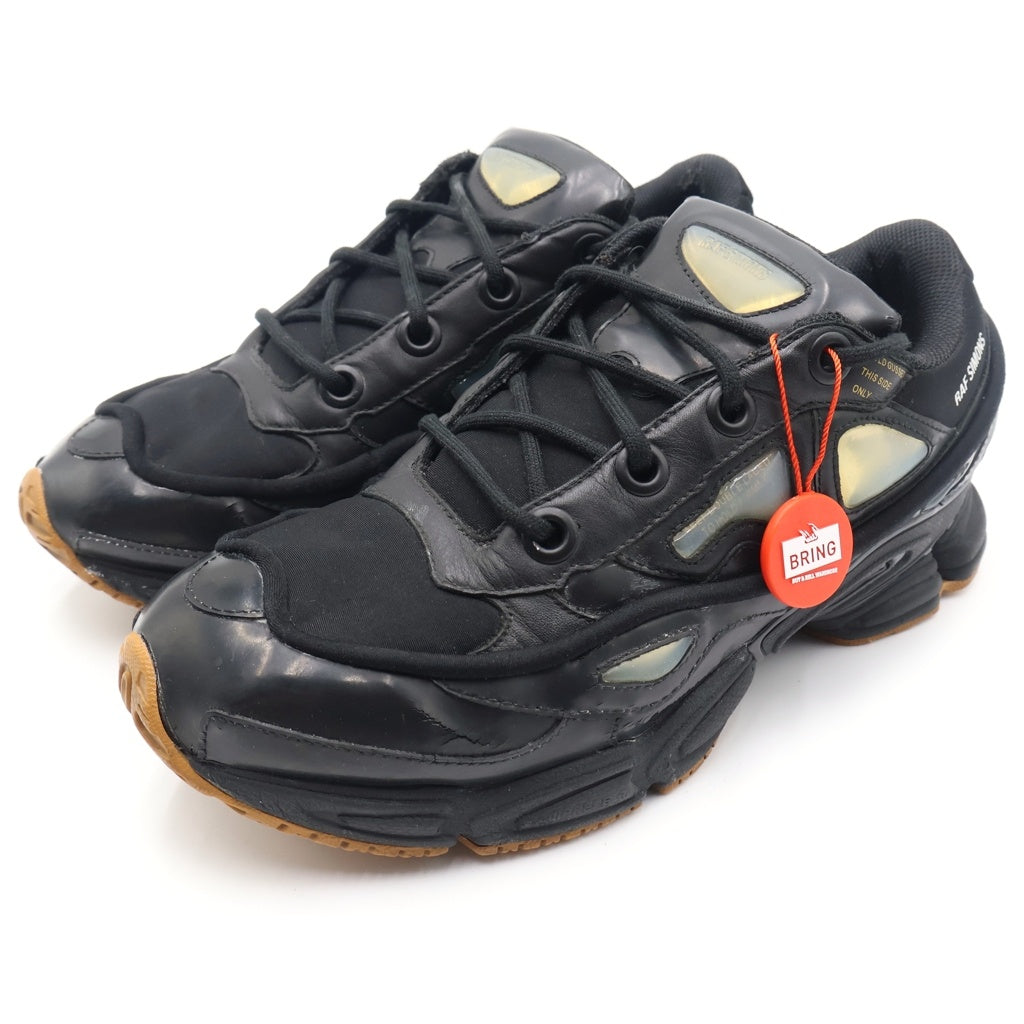 adidas by RAF SIMONS(アディダス バイ ラフシモンズ) OZWEEGO BUNNY レザーローカットスニーカー ブラック US8/26cm S81162