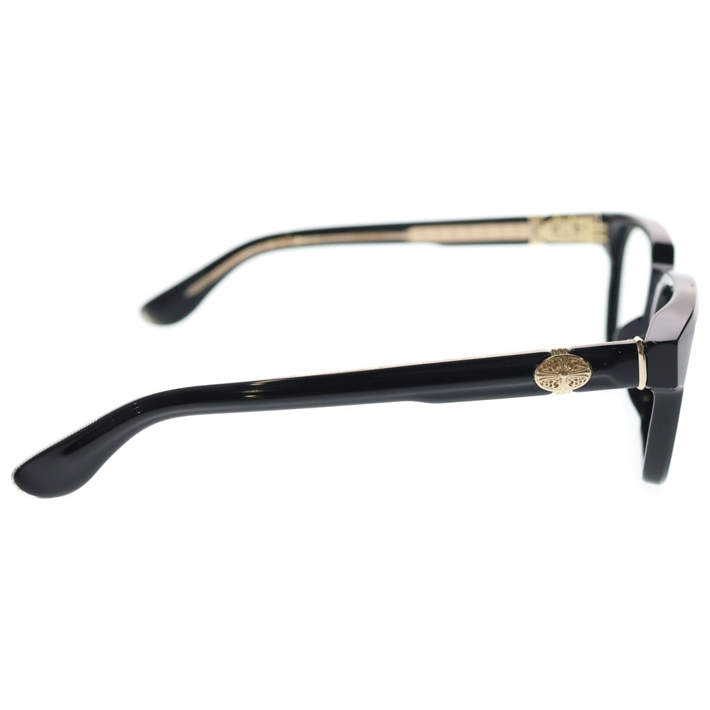 CHROME HEARTS(クロムハーツ) CELIBUSSY セリバシー オーバルテンプル ウェリントン型 メガネ ブラック/ゴールド