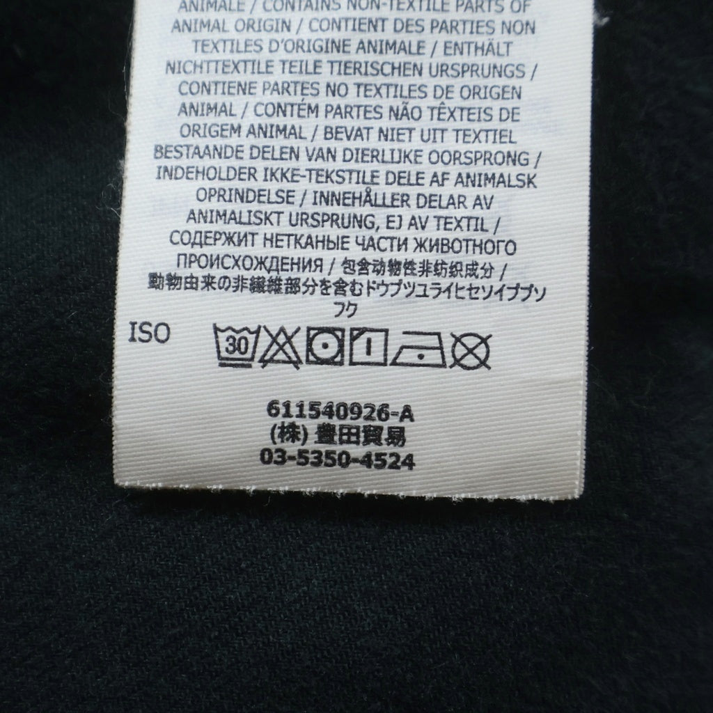 STONE ISLAND(ストーンアイランド) MICRO REPS DOWN ダブルポケット ジップアップ ファー付きフーデットダウンジャケット ブラック 611540926-A